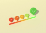 Customer rating scale from red frowning face to green smiling face, illustrating Veritas Global Protection Services reviews